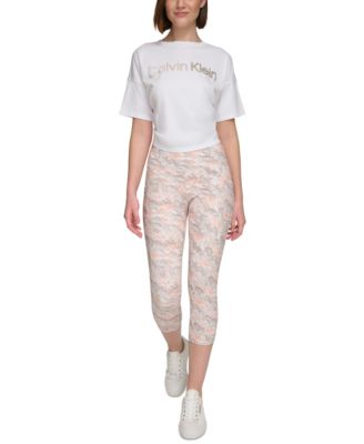 Calvin Klein - Women's Printed High-Waist Leggings
