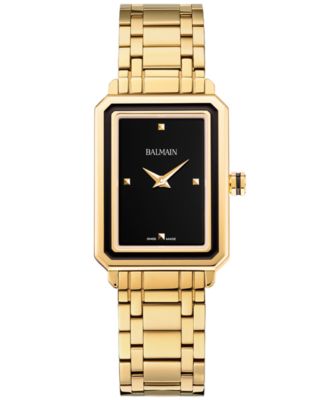 Balmain - Women's Swiss Eirini Gold PVD Stainless Steel Bracelet Watch 25x33mm