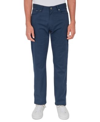 Society of Threads - Men's Classic Fit Navy Stretch Jeans
