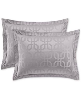 Hotel Collection - Egyptian Cotton Fresco Jacquard 525-Thread Count 2-Pc. European Sham Set, Created for Macy's