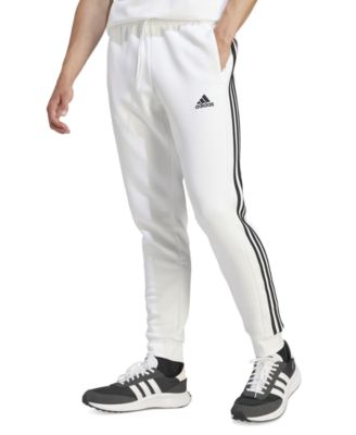 adidas - Men's Essentials 3-Stripes Regular-Fit Fleece Joggers, Regular & Big & Tall