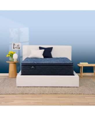 Serta - Perfect Sleeper Cobalt Calm 14" Firm Pillow Top Mattress-Full