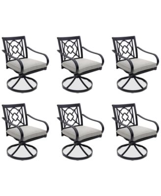 Agio - St Croix Outdoor 6-pc Swivel Chair Bundle Set