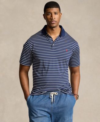 Polo Ralph Lauren - Men's Big & Tall Airflow Stretch Striped Performance Polo Shirt