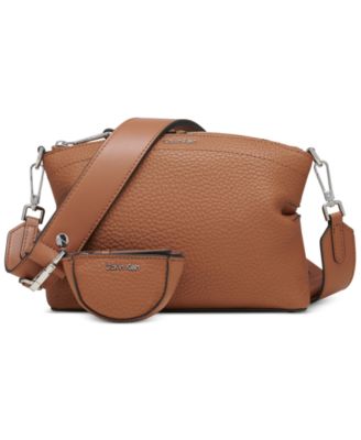 Calvin Klein - Cypress Small Faux Pebbled Leather Crossbody