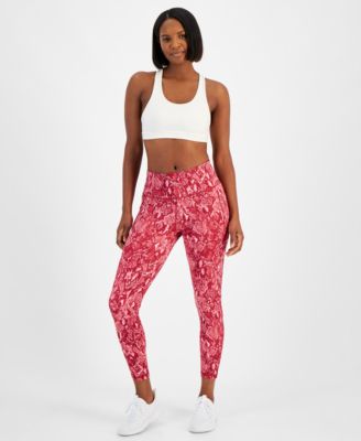 ID Ideology - Plus Size Compression Snake-Print 7/8 Leggings