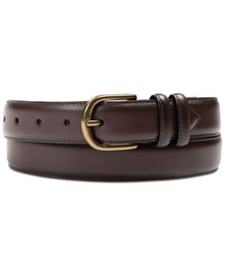 Club Room - Men's Feather-Edge Double Loop Dress Belt