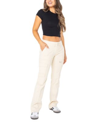 Celebrity Pink - Juniors' Low-Rise Bootcut Cargo Pants