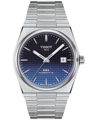 Tissot - Men's Swiss Automatic PRX Powermatic 80 Stainless Steel Bracelet Watch 40mm