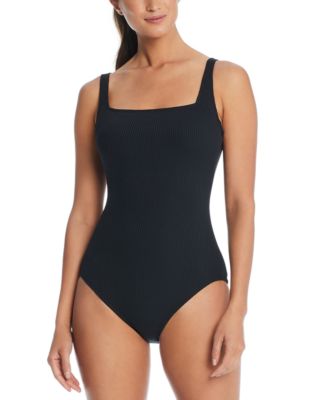 Bleu by Rod Beattie - Women's Square-Neck One-Piece Swimsuit