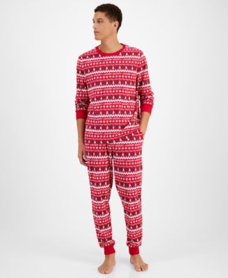 Holiday Lane - Men's Big Merry Mix It Pajama Set