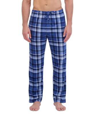 Hanes - Men's Ultimate Ultra Soft Plaid Brushed Fleece Pajama Pants