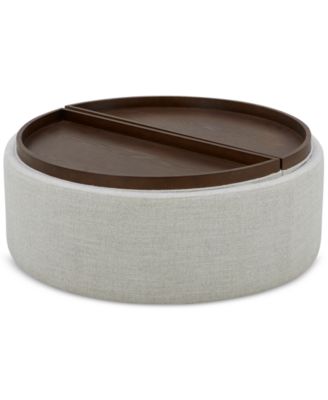 Furniture - Alrodo Fabric Storage Ottoman