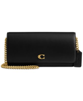 COACH - Refined Leather Essential Long Wallet on Chain