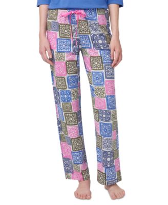 Hue - Women's Crochet All Day Printed Pajama Pants