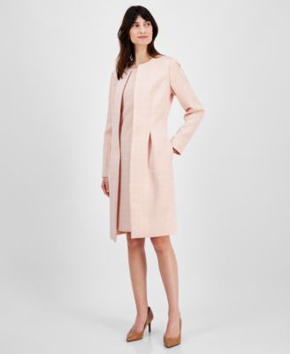 Le Suit - Women's Jewel-Neck Topper & Empire-Seam Midi Dress
