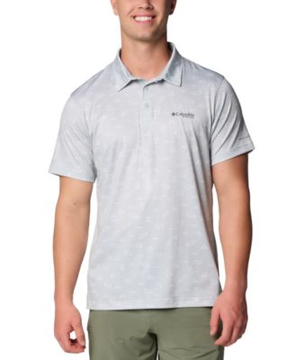 Columbia - Men's Printed Short Sleeve Performance Polo Shirt