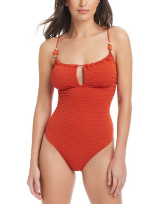 Red Carter - Women's Balconette One-Piece Swimsuit