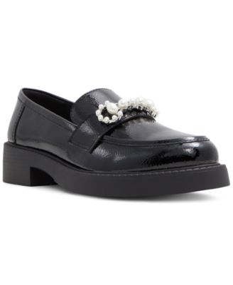 ALDO - Women's Dinara Embellished Tweed Loafer Flats