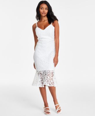 Siena - Women's Floral-Lace V-Neck Sleeveless Dress