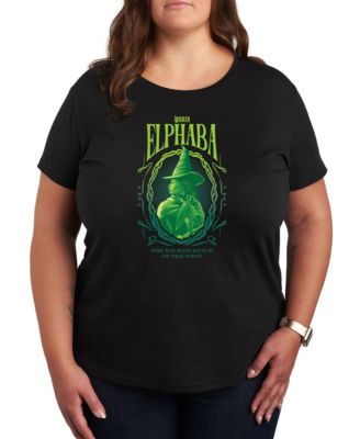 Hybrid Apparel - Plus Size Wicked Elphaba Graphic T-Shirt