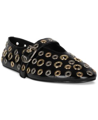 Jeffrey Campbell - Holed Grommetted Mary-Jane Flats