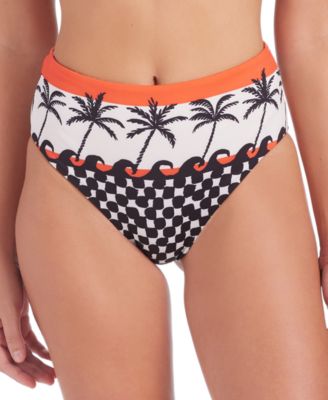 Sanctuary - Women's Beach Conversations Reversible High-Rise Bikini Bottoms