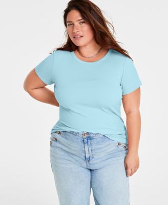 On 34th - Women's Ribbed T-Shirt, Created for Macy's