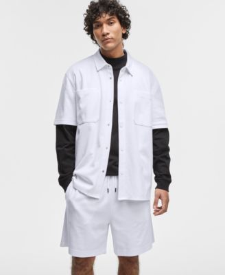 Mode of One - Men's Short-Sleeve Snap-Front Shirt