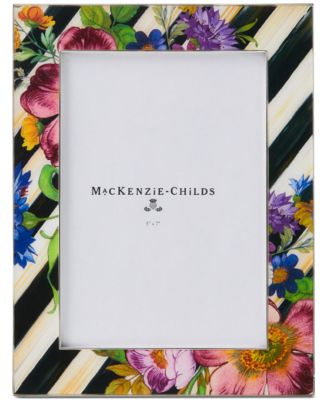 Mackenzie-Childs - Flower Market Silver-Plated Frame, 5" x 7"