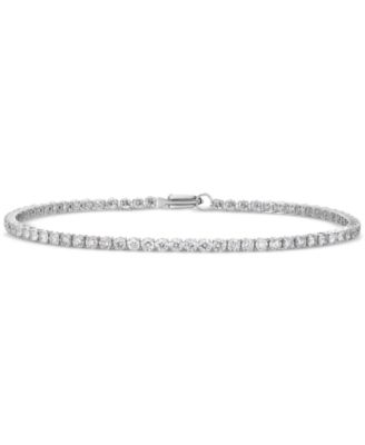 Macy's - Diamond Skinny Tennis Bracelet (3 ct. t.w.) in 14k Gold