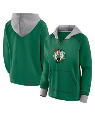 Logo Athletic - Women's Kelly Green Boston Celtics Boom Pullover Hoodie