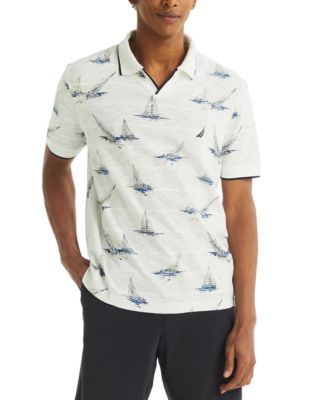 Nautica - Men's Printed Sailboat Polo Shirt
