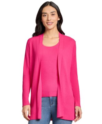 Jones New York - Women's Sutton Open-Front Cardigan