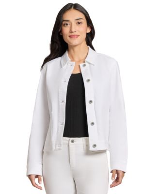 Jones New York - Petite Patch Pocket Denim Jacket