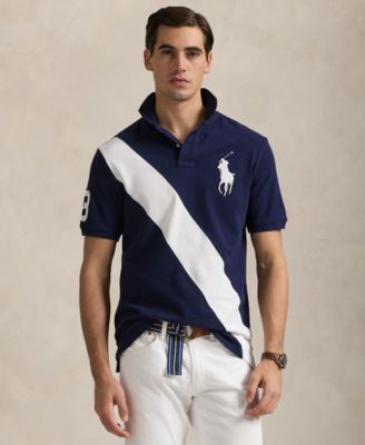 Polo Ralph Lauren - Men's Custom Slim Fit Big Pony Mesh Polo Shirt