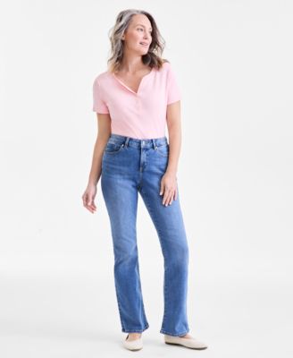Style & Co - Women's Mid-Rise Curvy Bootcut Jeans