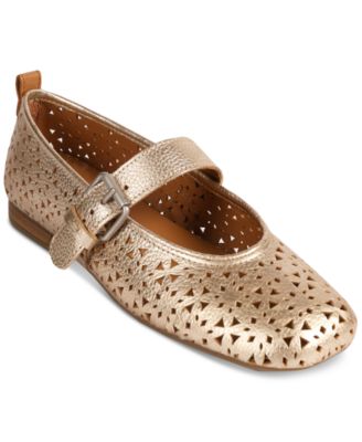 Gentle Souls - Women's Karla Perferated Leather Flats