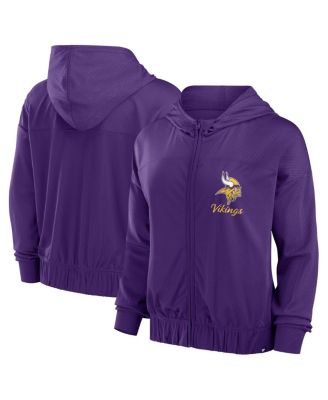 Fanatics - Women's Purple Minnesota Vikings Script Lock Full-Zip Hoodie