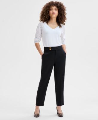 I.N.C. International Concepts - Petite High-Rise Ankle Jeans