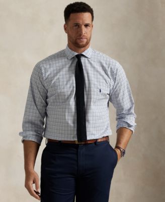 Polo Ralph Lauren - Men's Big & Tall Tattersall Stretch Poplin Shirt