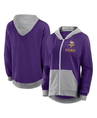 Fanatics - Women's Purple Minnesota Vikings Hit It Full-Zip Hoodie