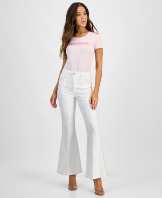 GUESS - Women's Amanda Extra Flare Leg-Seam Jeans