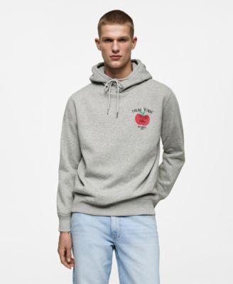 MANGO - Men's Graphic Hooded Sweatshirt