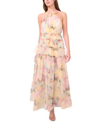 Parker - Women's The Camille Watercolor-Print Tiered Dress