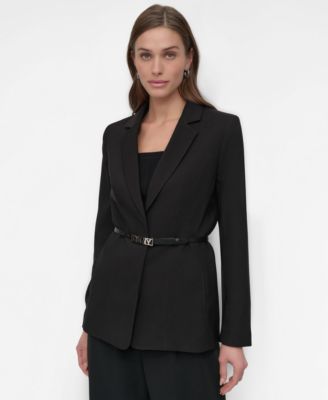 DKNY - Women's Belted Blazer