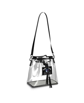 WEAR by Erin Andrews - New York Rangers Clear Stadium Bucket Purse