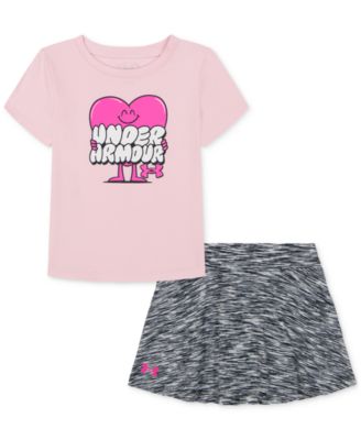 Under Armour - Toddler and Little Girls Twist Skort Set