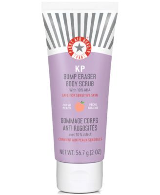 First Aid Beauty - KP Bump Eraser Body Scrub With 10% AHA - Peach, 2 oz.