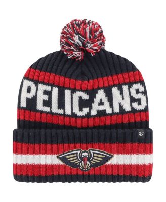 '47 Brand - Men's Navy New Orleans Pelicans Bering Cuffed Knit Hat with Pom